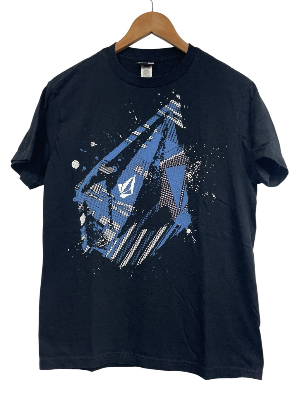 Y2k Volcom T-Shirt Med Black Graphic Skater 2000s Grunge Slacker Alt